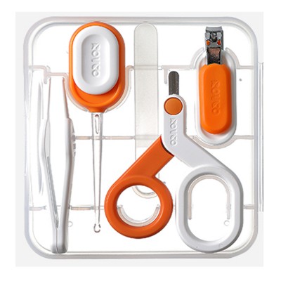 5 Piece Baby Grooming Kit Baby Nail Clippers  Nail File  Nail Scissors & Tweezers Earpick RK-X4028