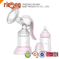 Free Sample 180ml Bottle manual hand grasp type magic massage breast pump